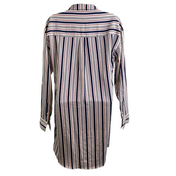Express Women’s Vertical Striped‎ Classic Career Button-Up Shirt Dress Size S - Picture 10 of 10